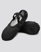 Black Adults Stretch Canvas Ballet Shoes