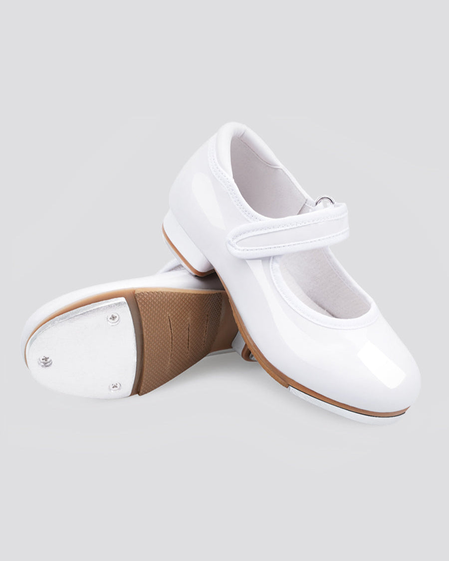 White Kids Tap Shoes