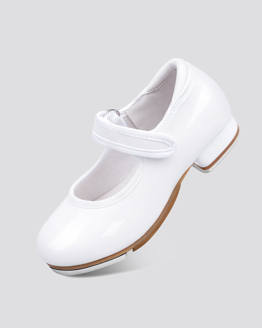 White Kids Tap Shoes
