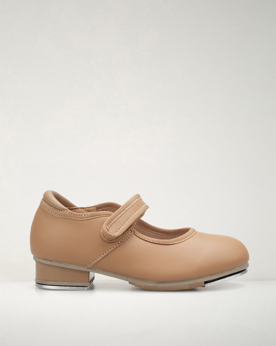 Tan Glitter Kids Beat Bling Tap Shoes