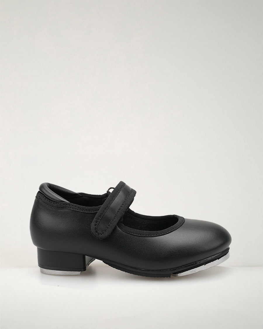 Matte Black Kids Tap Shoes