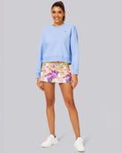 Baby Blue Crop Oversized Sweatshirt
