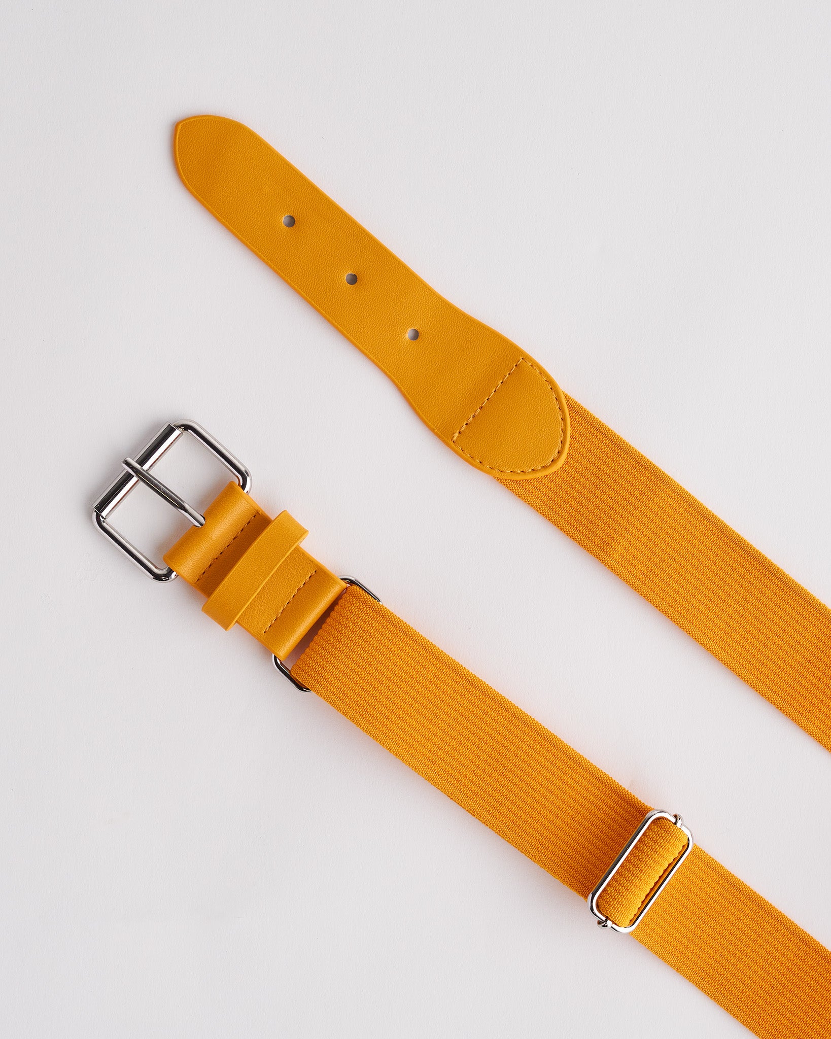 Kids Elastic Softball Belt in Yellow