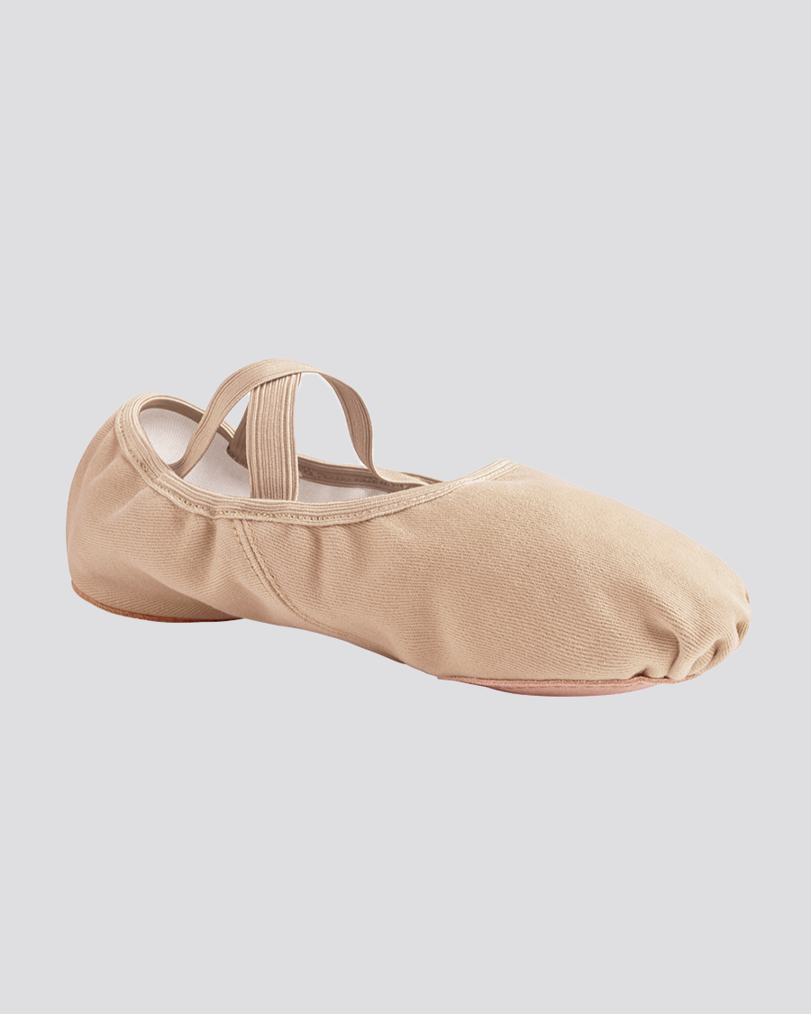 Sand Adults Stretch Canvas Split Sole Ballet Shoes
