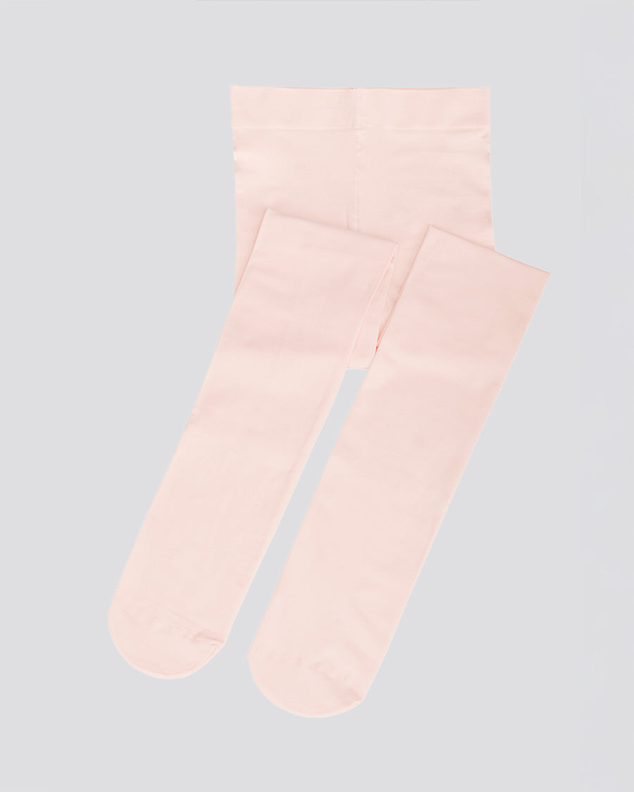 Ballet Pink Girls Ultra Soft Footed Dance Tights - View 2