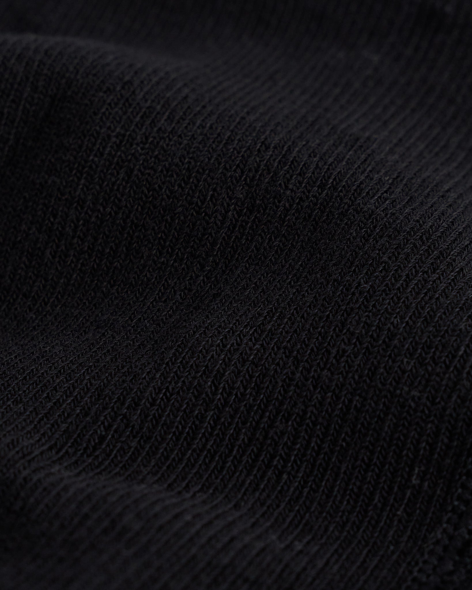 Girls Cotton Knit Tights in Black