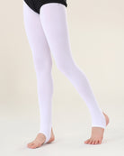 White Girls Ultra Soft Stirrup Tights
