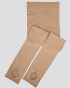 Tan Girls Ultra Soft Stirrup Tights - View 3
