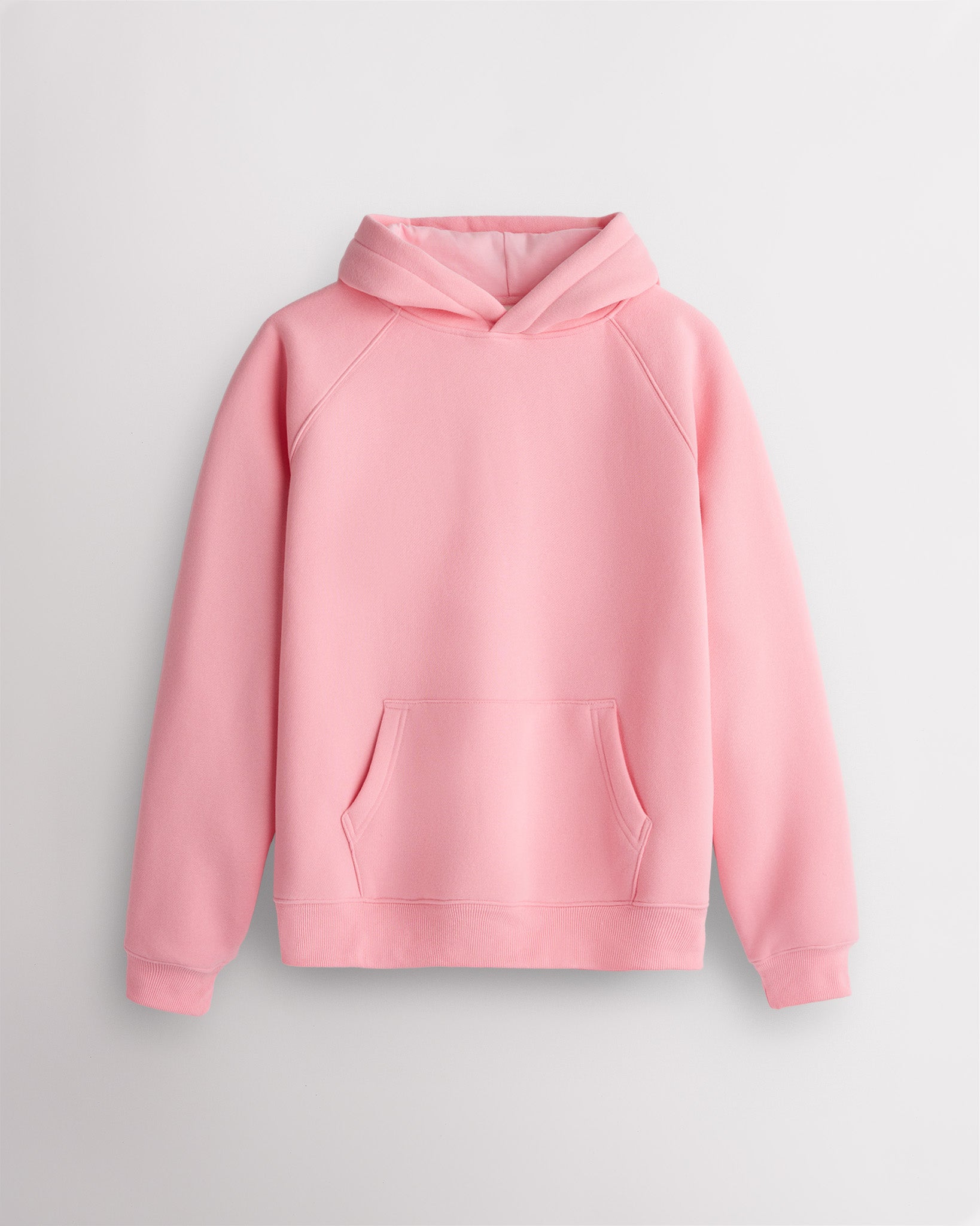 Women’s Oversized Raglan Sleeve Fleece Hoodie in Pink