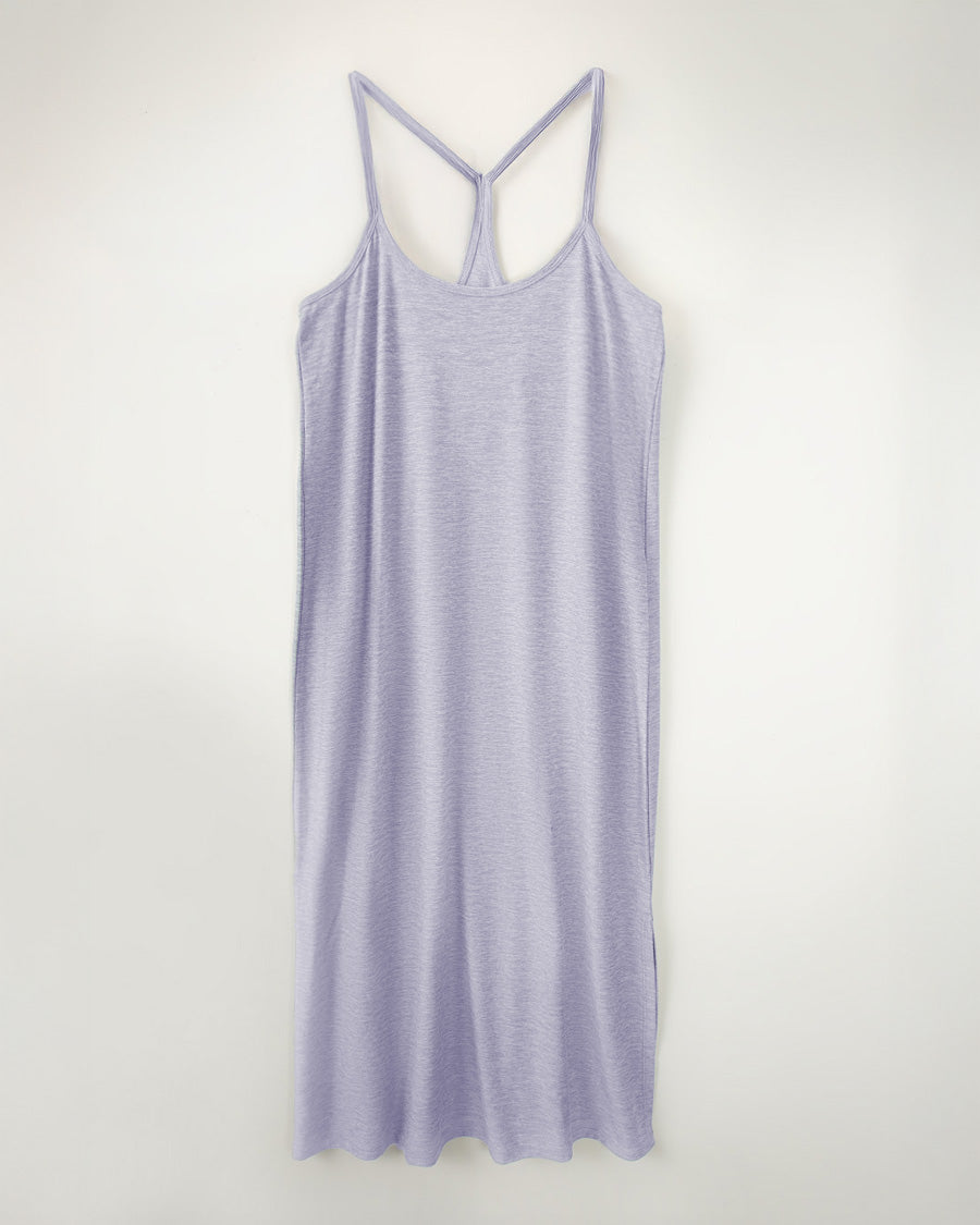 Heather Lavender Cloud Essential Spaghetti Strap Slip Dress