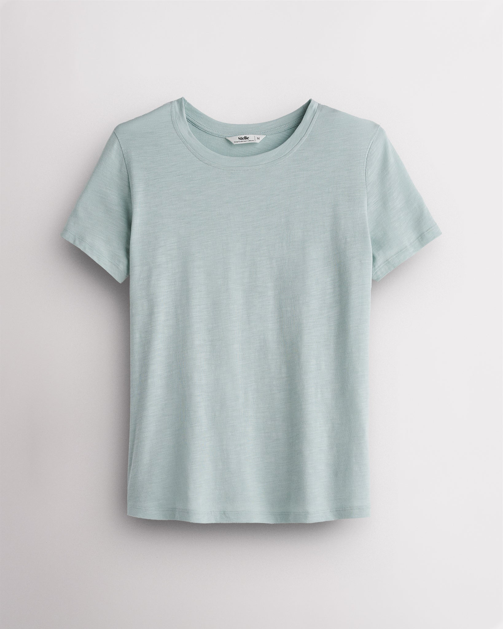 Women’s Classic Short Sleeve Crewneck T-Shirt in Mint Green