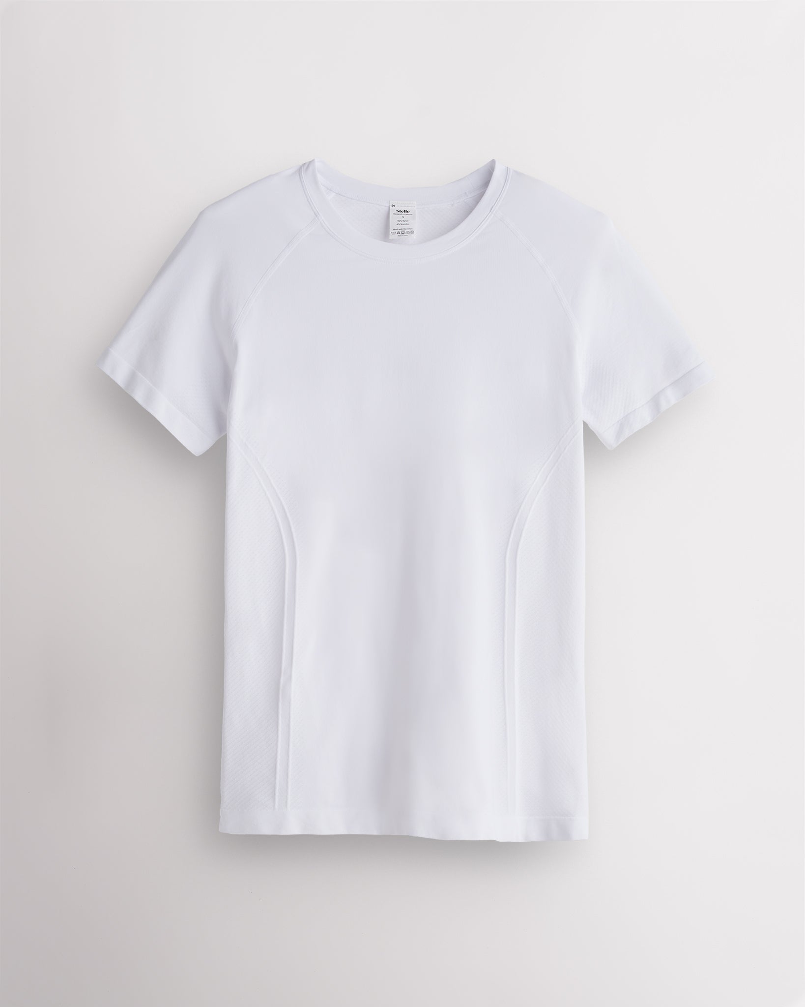 Women’s Short-Sleeve Seamless Top in White