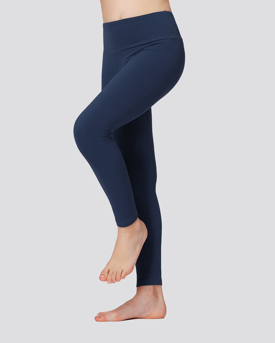 Midnight Blue Girls Soft Yoga Leggings