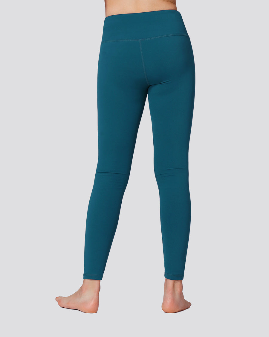 Dark Teal Girls Soft Yoga Leggings