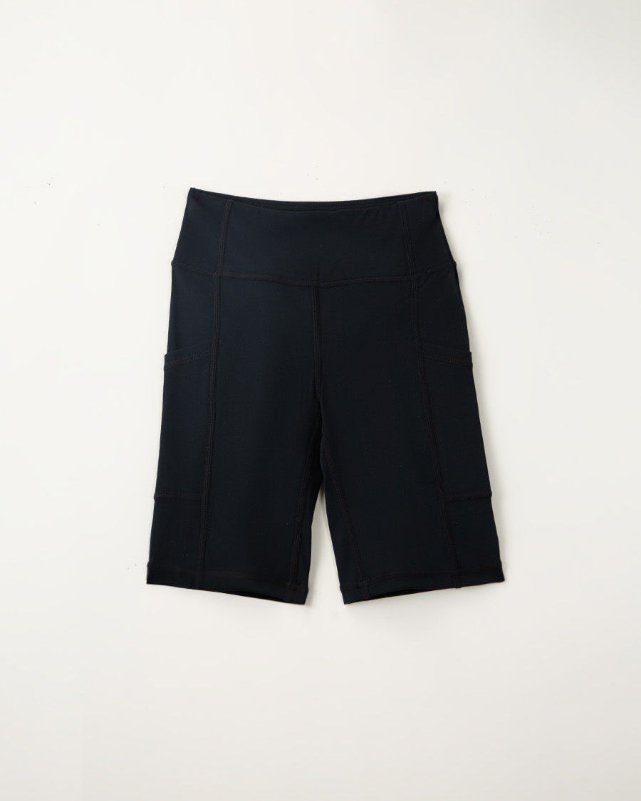 Black Girls 8" Volleyball Ace Shorts