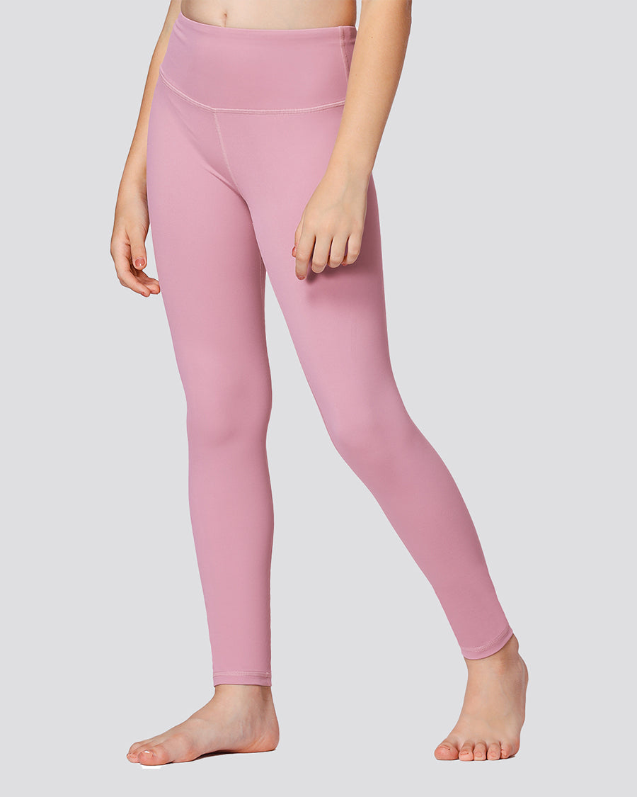 Pink Girls Soft Yoga Leggings