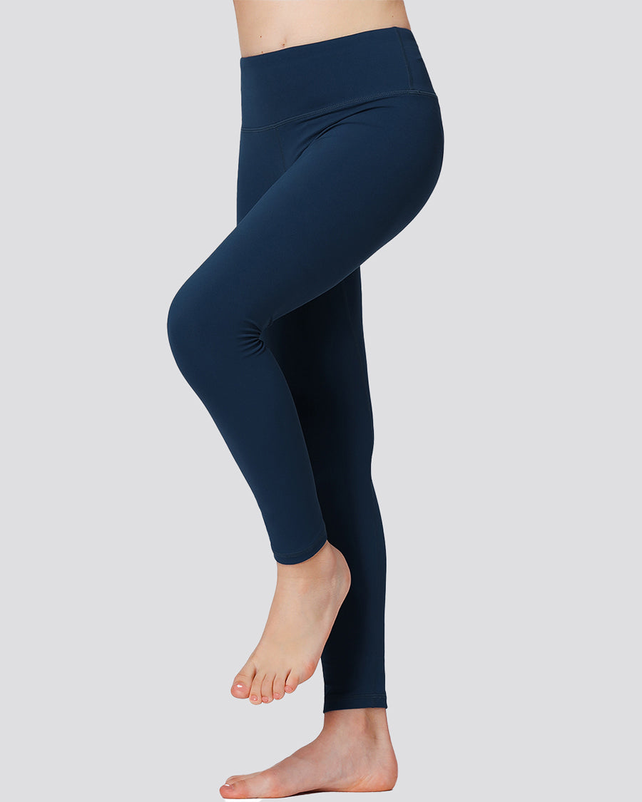 Navy Girls Soft Yoga Leggings
