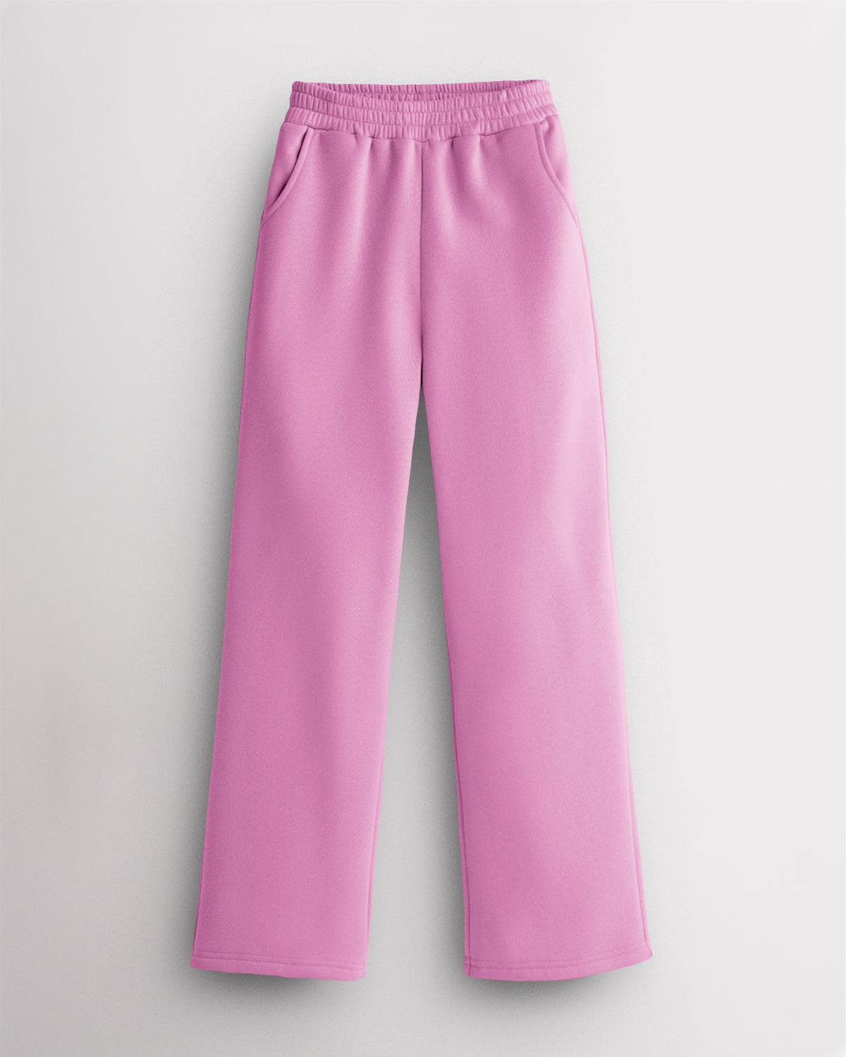 Orchid Stelle kids fleece sweatpants with an elastic waist and side pockets.