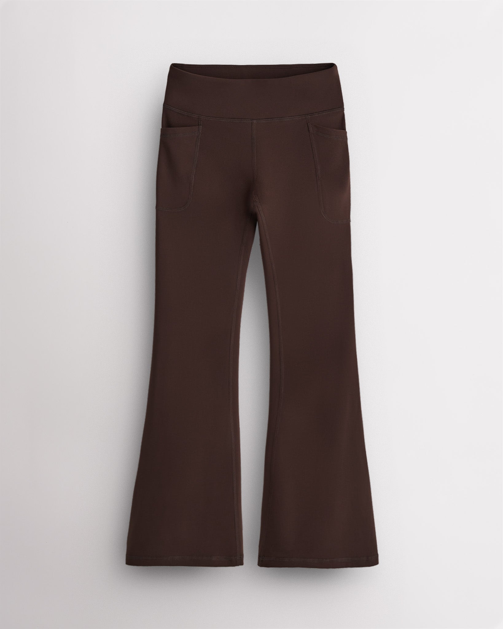 Stretch It Out Kids Ultra Flare Leggings in Espresso
