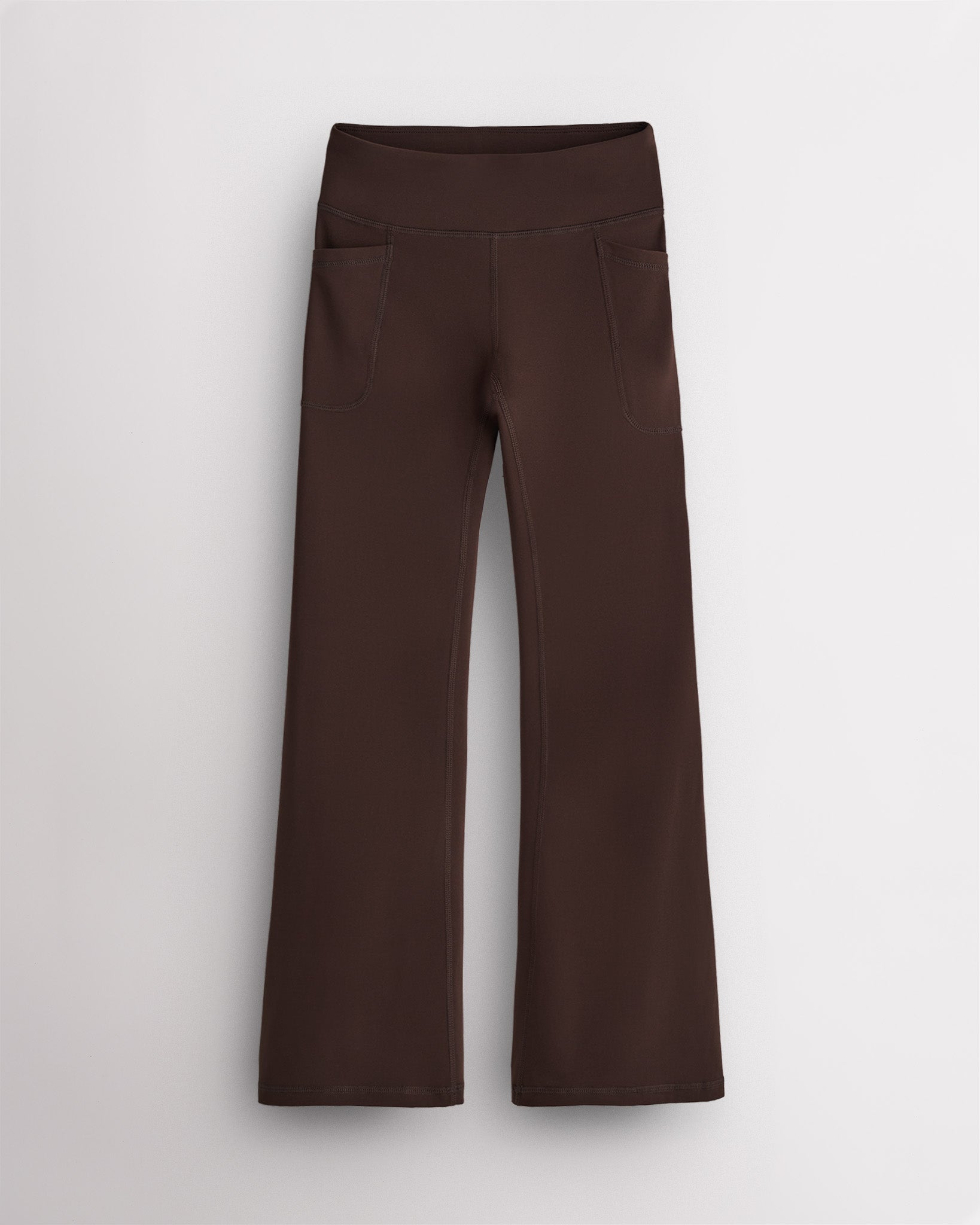 Stretch It Out Kids Everyday Flare Leggings in Espresso