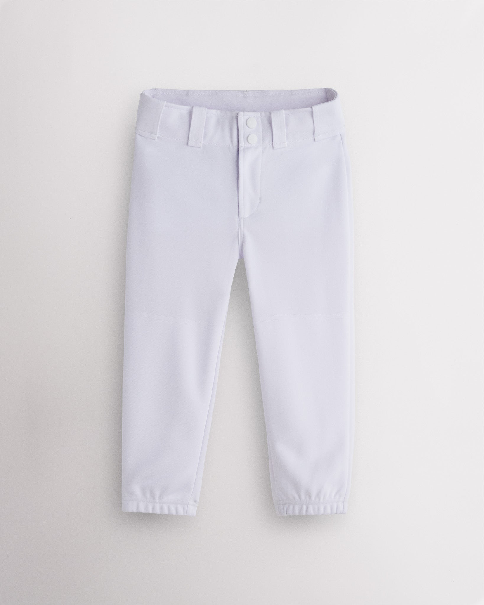 Kids Tall Softball Pants in White