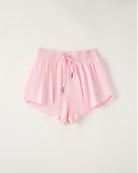 Pink Girls Flowy Shorts