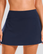 Navy CourtChic A-Line Tennis Skirt