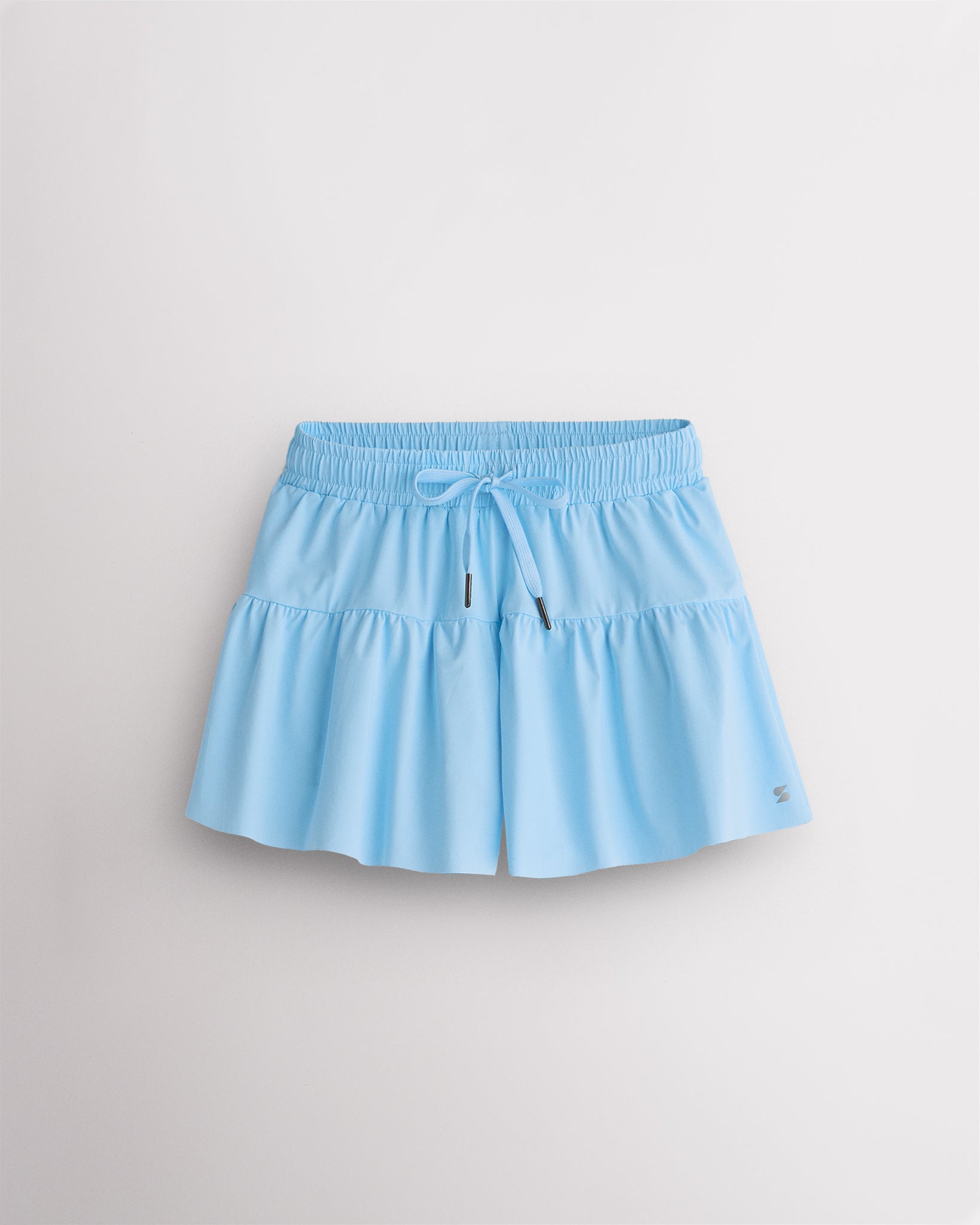 Kids Let’s Bounce Shorts in Light Blue