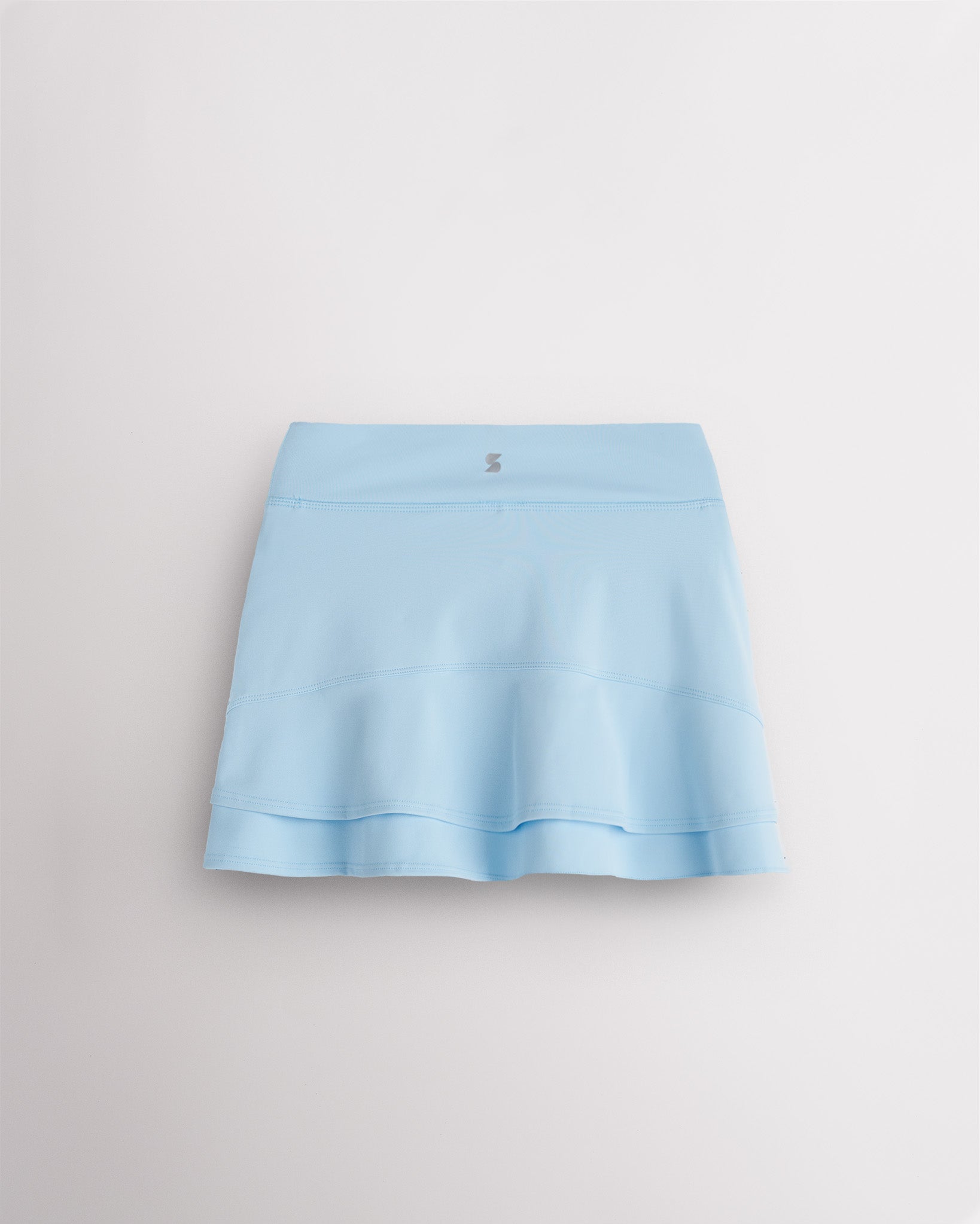 Make A Racket Girls Ruffle Tennis Skirt in Light Blue