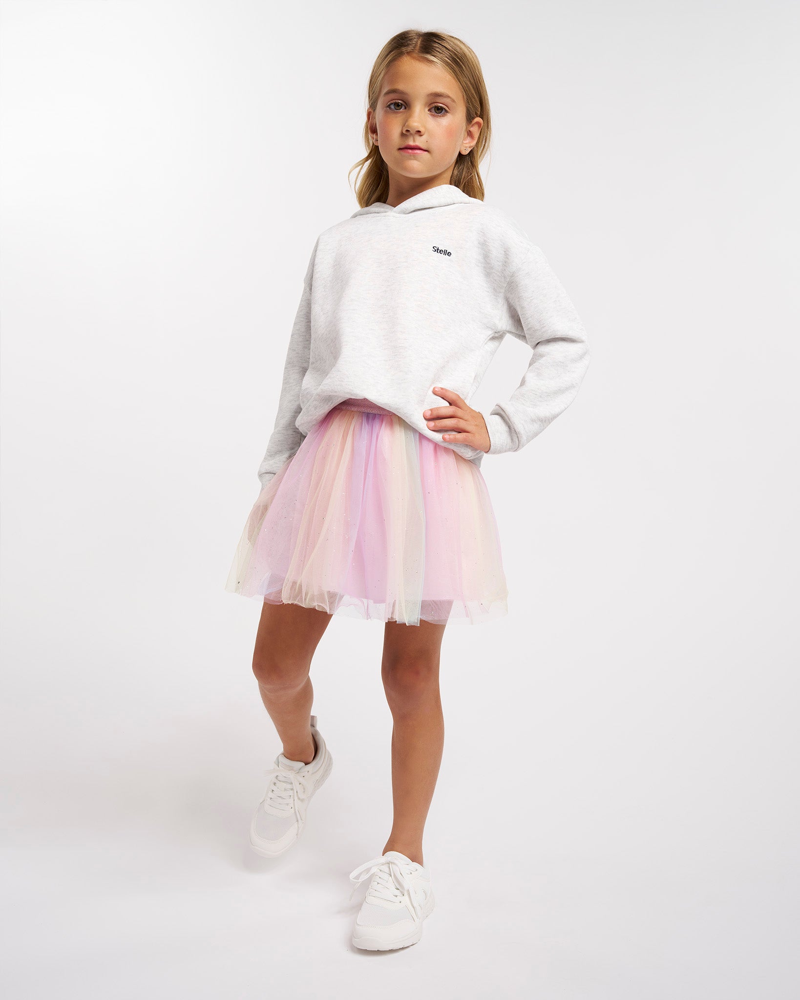 Over the Rainbow Girls Mesh Tutu Skirt
