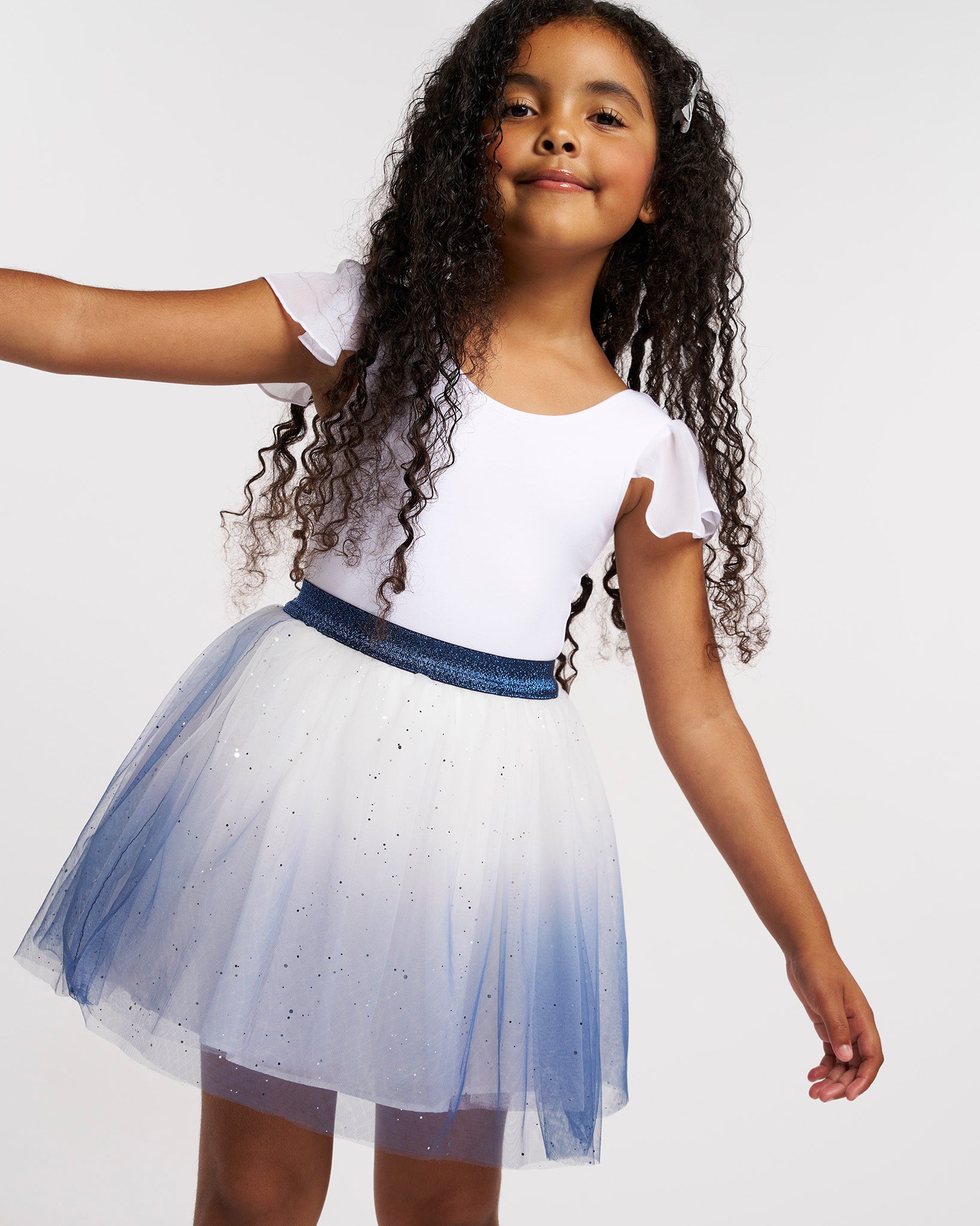 True Blue Girls Mesh Tutu Skirt