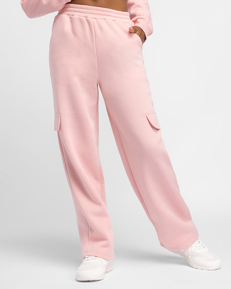 Fleece Out Kids Sweatpants in Pink