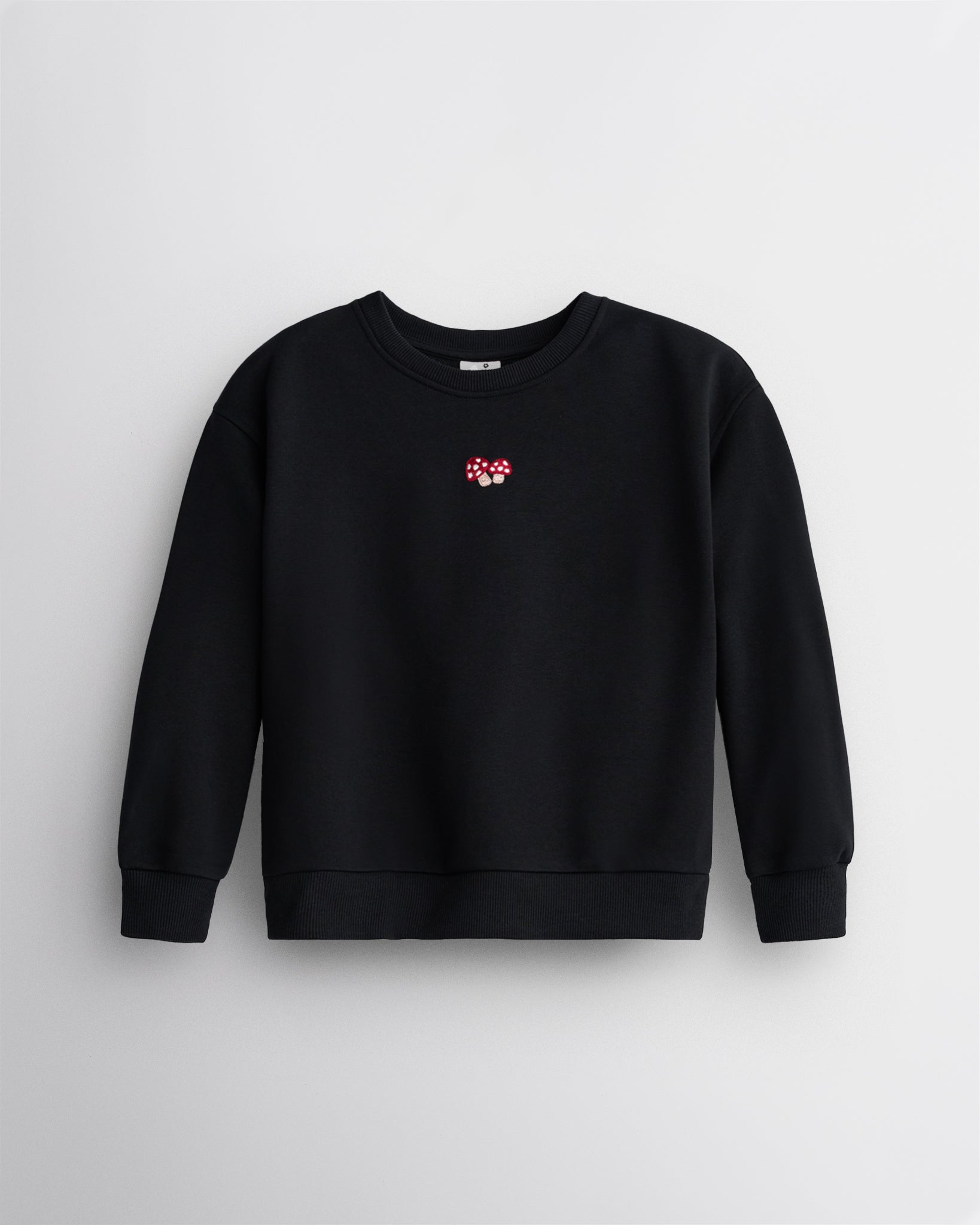 No Sweat Kids Crewneck in Black