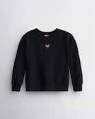 No Sweat Kids Crewneck in Black