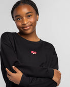 No Sweat Kids Crewneck in Black