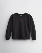 No Sweat Kids Crewneck in Charcoal