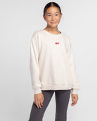No Sweat Kids Crewneck in Dove