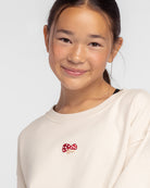 No Sweat Kids Crewneck in Dove