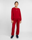 No Sweat Kids Crewneck and Joggers Set in Crimson