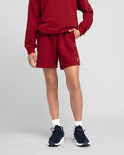 No Sweat Kids Shorts in Crimson