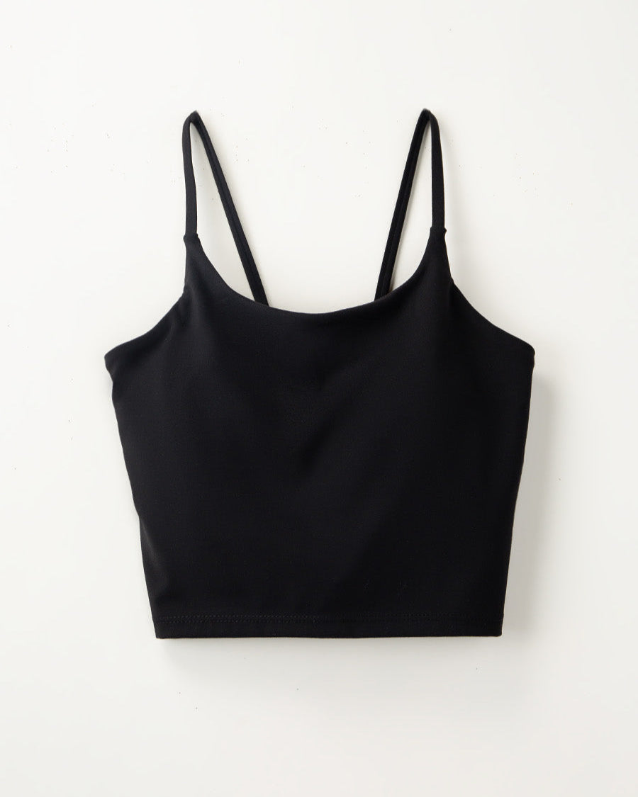 Black Sports Bra Tank Top