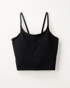 Black Sports Bra Tank Top
