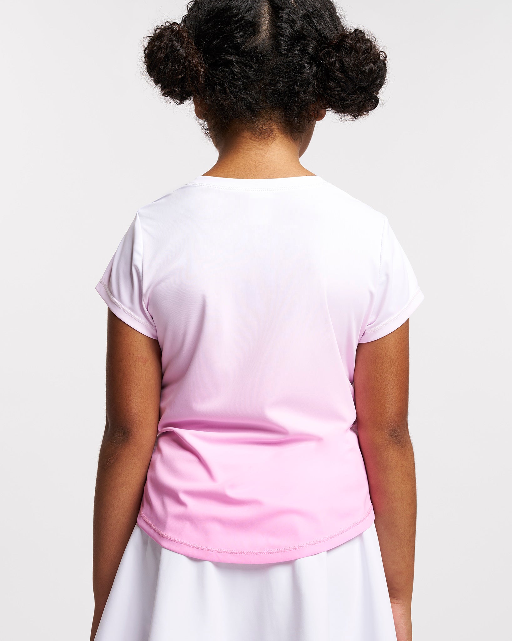 Fade In Kids Athletic T-Shirt in Rose Petal