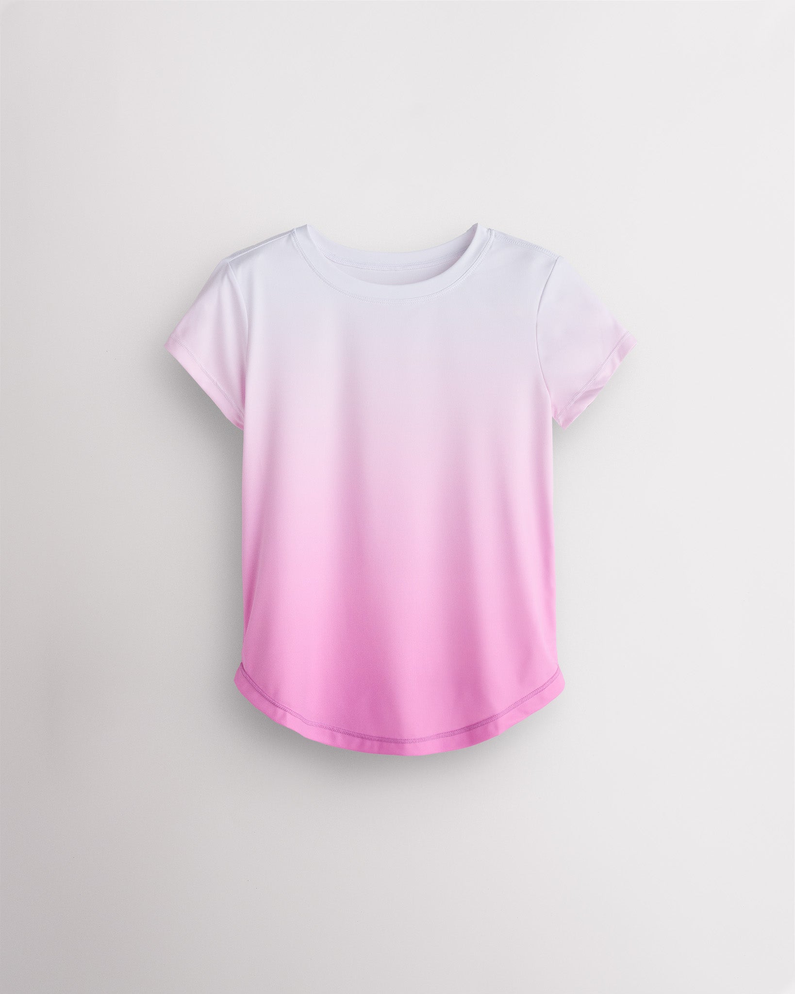 Fade In Kids Athletic T-Shirt in Rose Petal