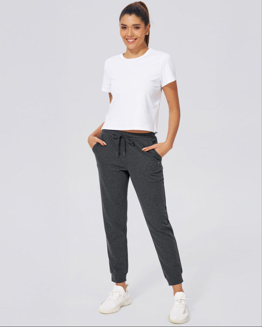 Charcoal Cotton Sweatpants Joggers