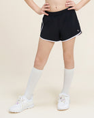 Black Girls Stretchy Athletic Shorts