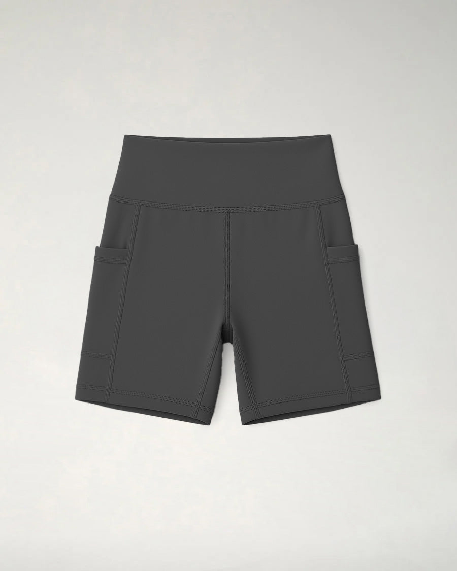 Charcoal Girls 4" Volleyball Ace Shorts