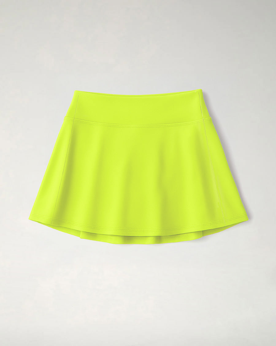 Lime Green CourtChic A-Line Tennis Skirt
