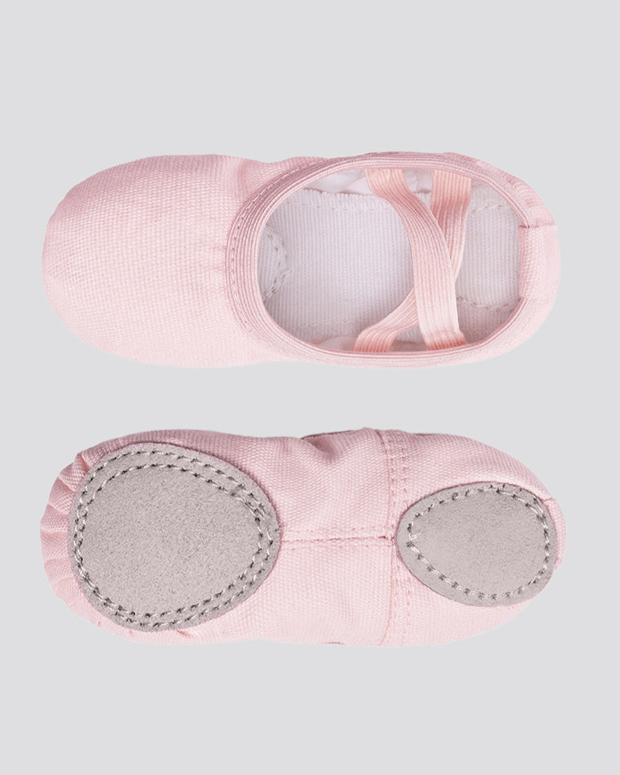 Pink Kids Classic Canvas Ballet Shoes (no drawstring)