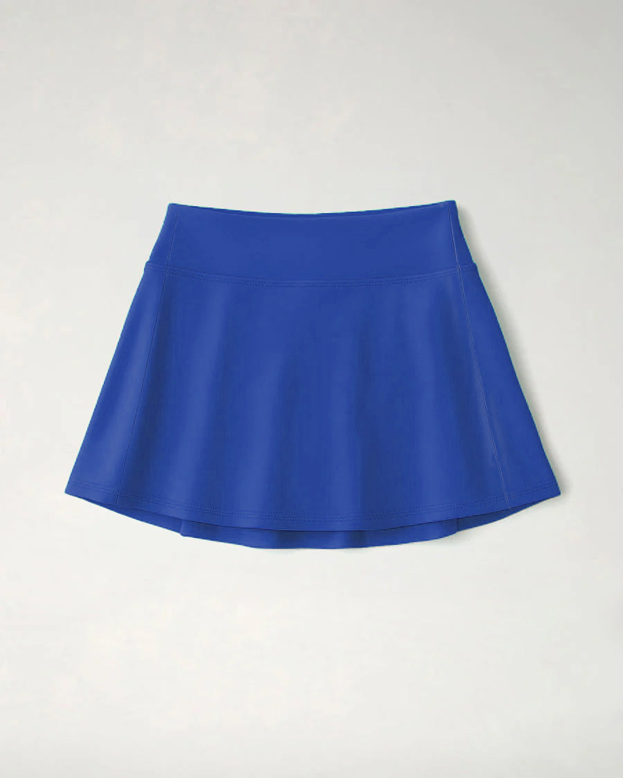 Royal Blue CourtChic A-Line Tennis Skirt